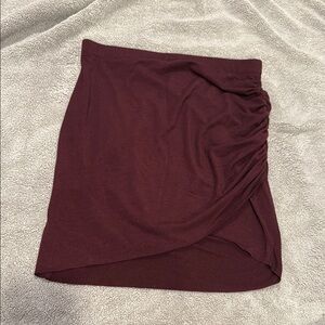 Elegant Burgundy Skirt